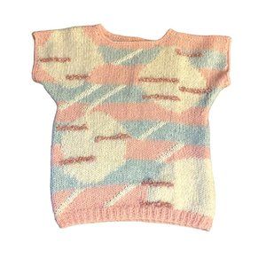 Softcore Abstract Pastel Knitted